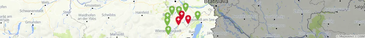 Map view for Pharmacies emergency services nearby Seibersdorf (Baden, Niederösterreich)